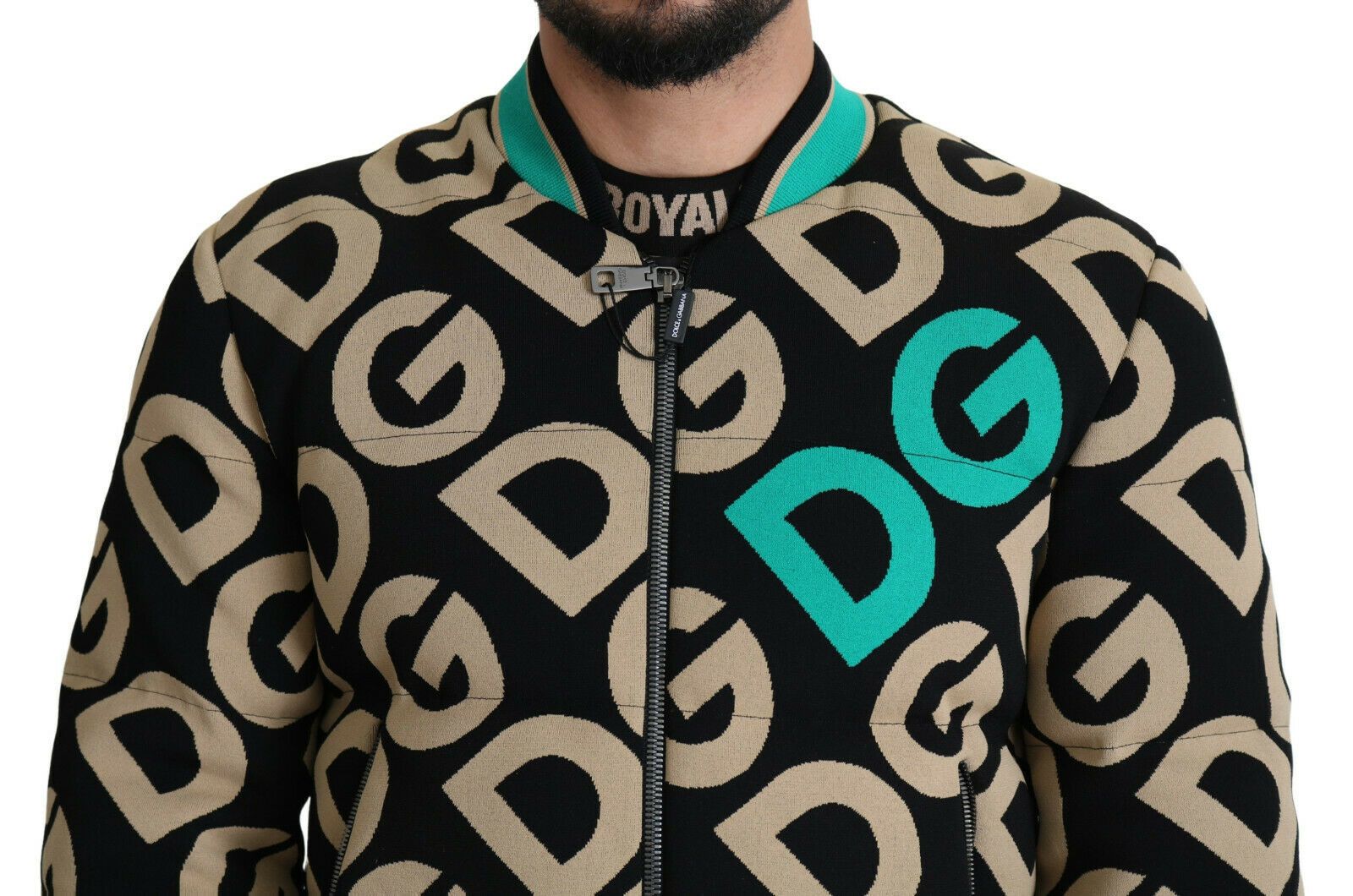 Dolce & Gabbana Iconic Printed Bomber Jacket - Exquisite Design